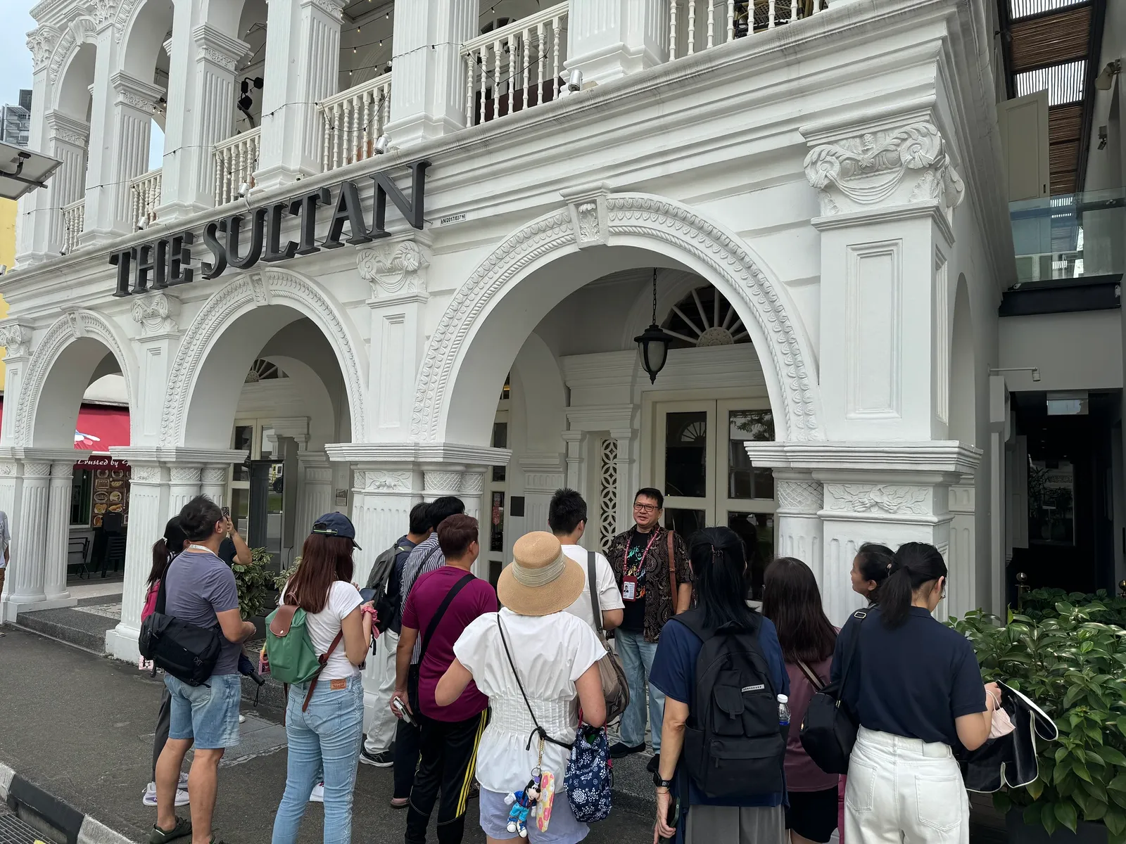 Sultan Mosque and the historic Sultan building, Kampong Glam