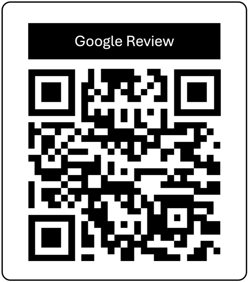 QR code to leave a Google review for Serai Tour Services